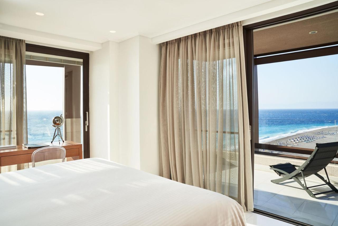 แบลล์วู ออน เดอะบีช สวีท Hotel Rhodes City ภายนอก รูปภาพ